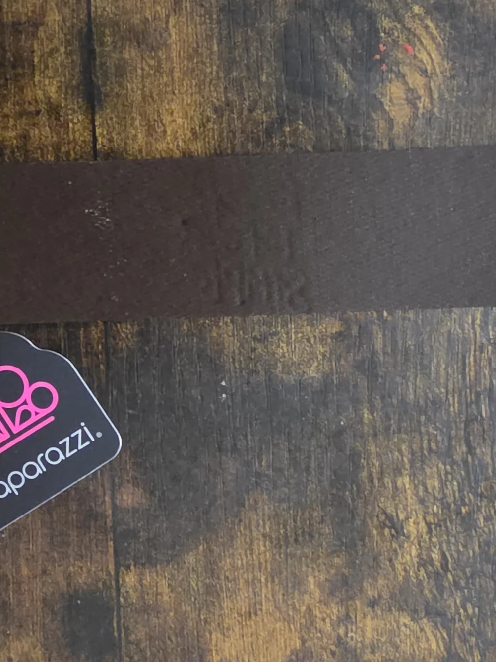paparazzi Black Leather Snap Bracelet with Purple 
